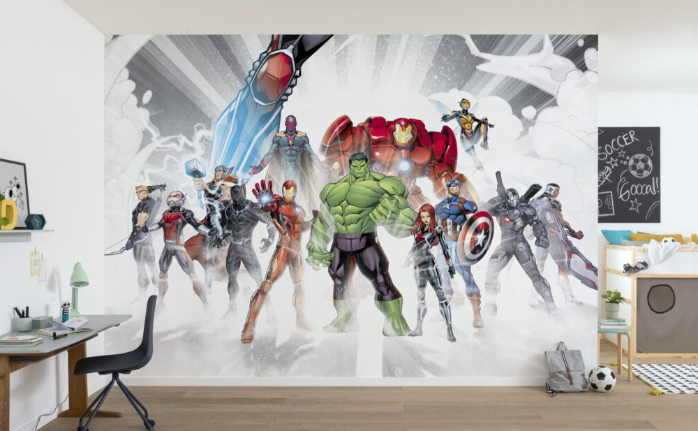 Marvel Avengers Çocuk Odası Duvar Kağıdı