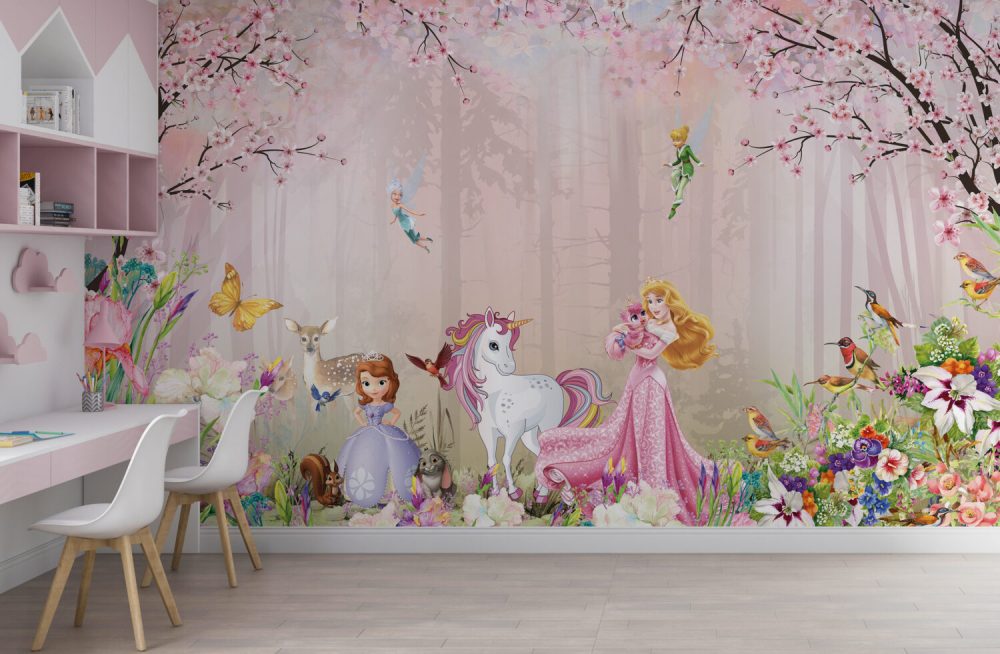 Prenses Aurora Çocuk Duvar Kağıdı