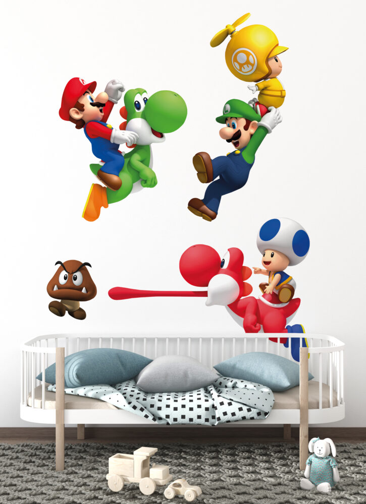 Süper Mario Sticker 100x200h