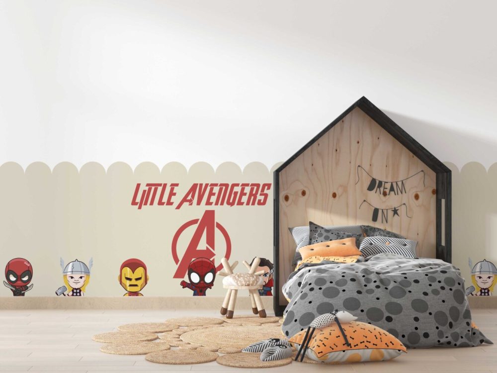 Little Avengers Yapışkanlı Bordür 300x100h