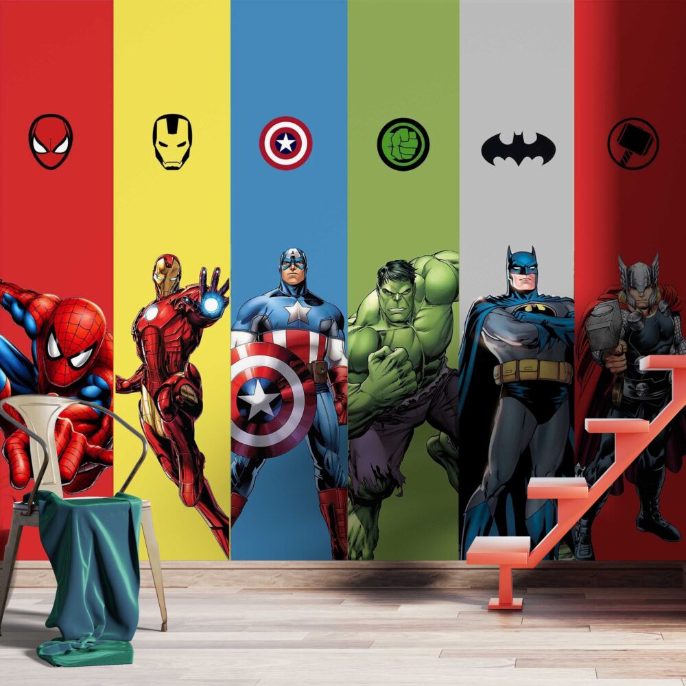 Marvel Evreni Kahramanları Duvar Kağıdı