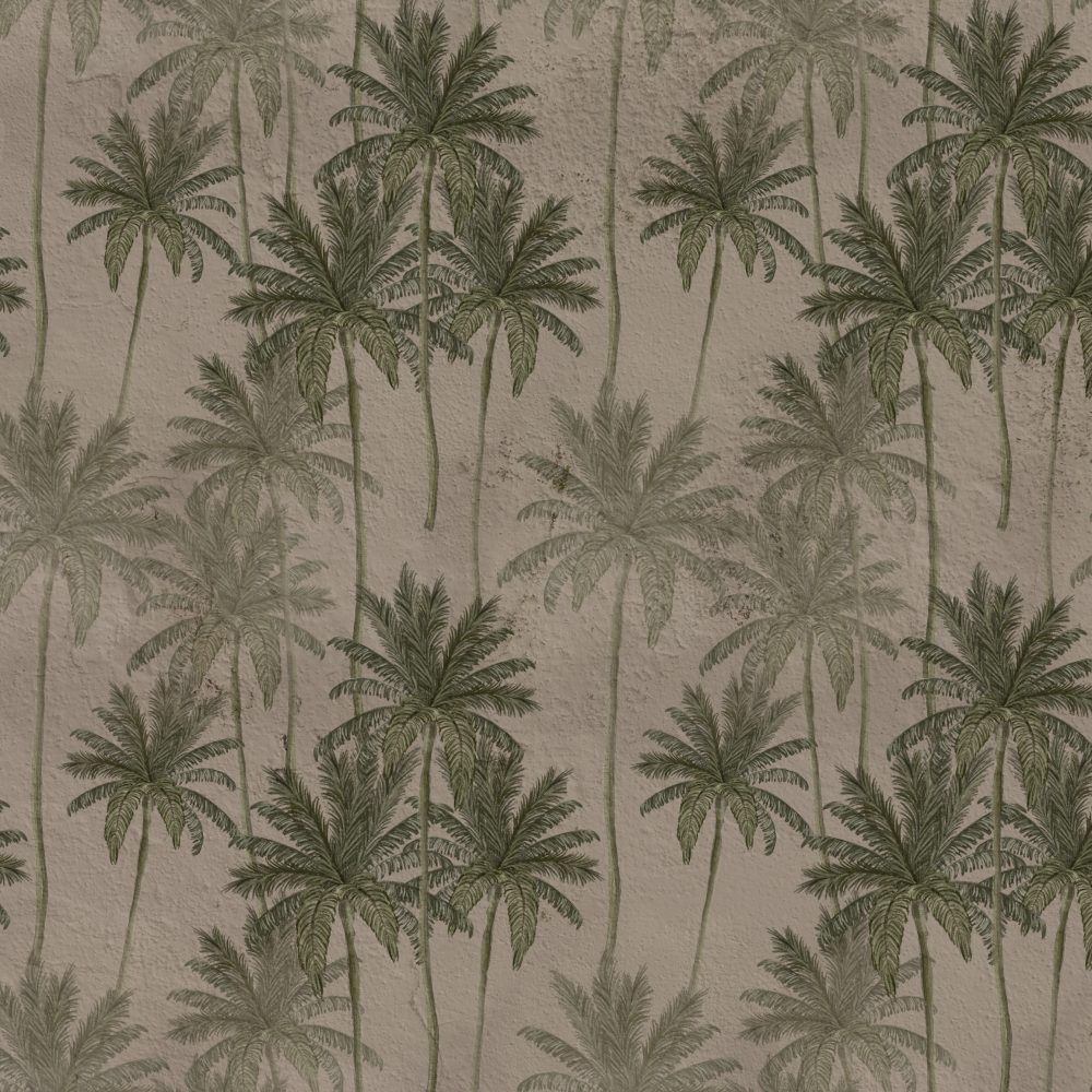 Palmiye Ağaçları Duvar Kağıdı - Vintage-Paradise