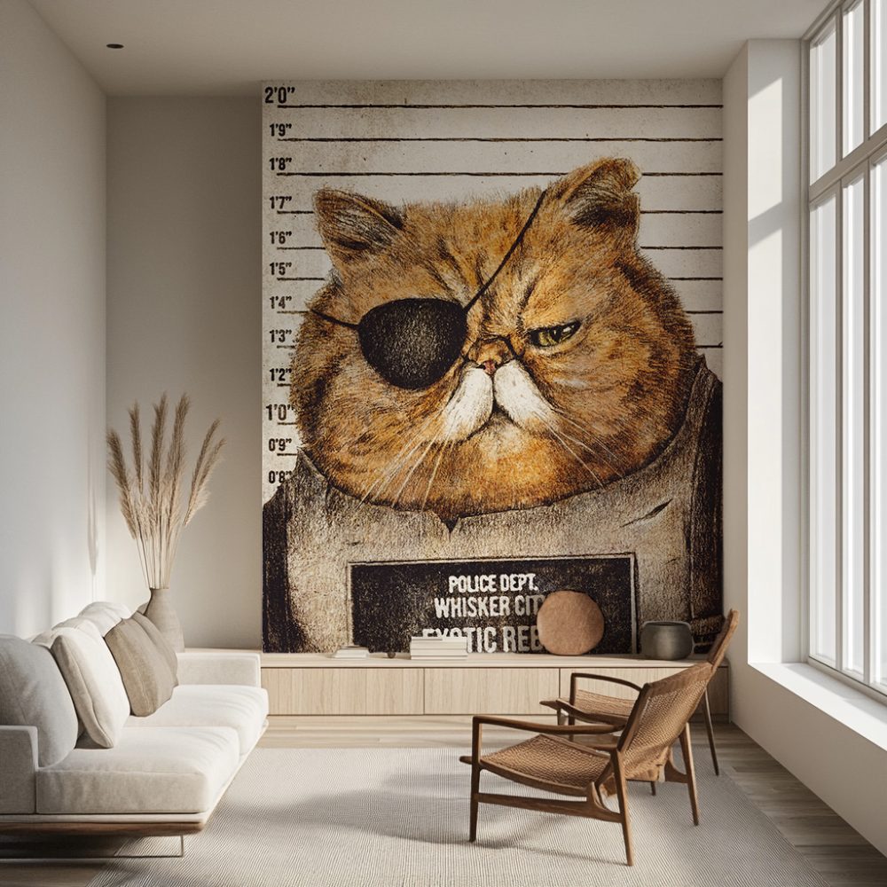 Suçlu Sarı Kedi Duvar Kağıdı