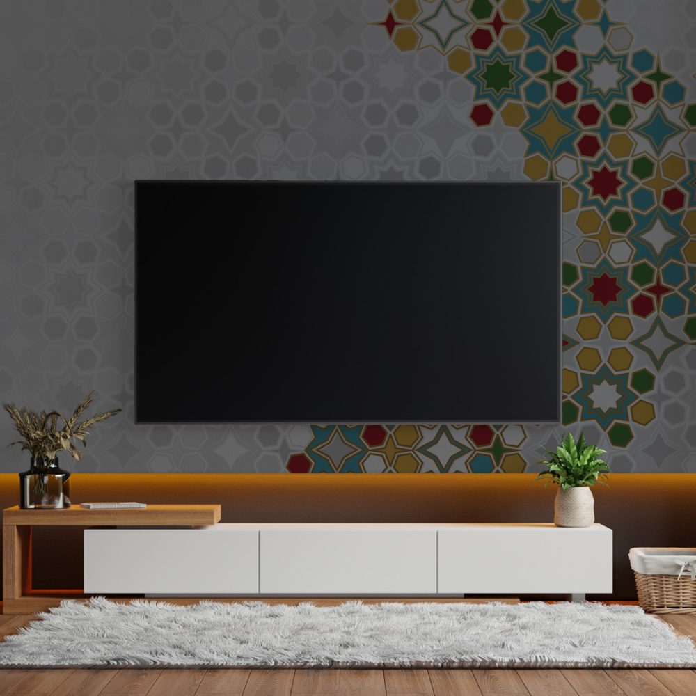 Renkli Motif Duvar Kağıdı