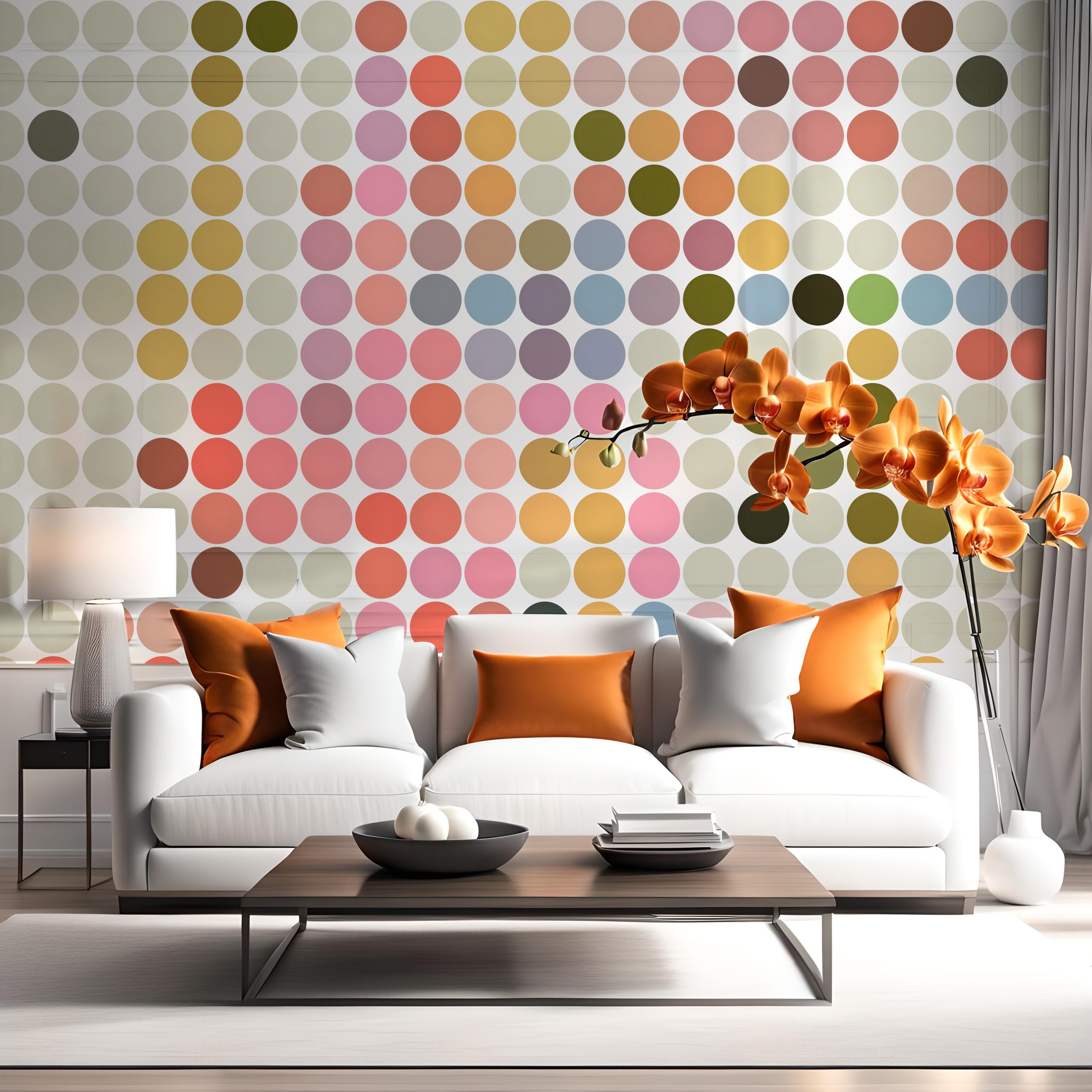 Gökkuşağı Benekli Duvar Kağıdı Gökkuşağı Benekli Duvar Kağıdı