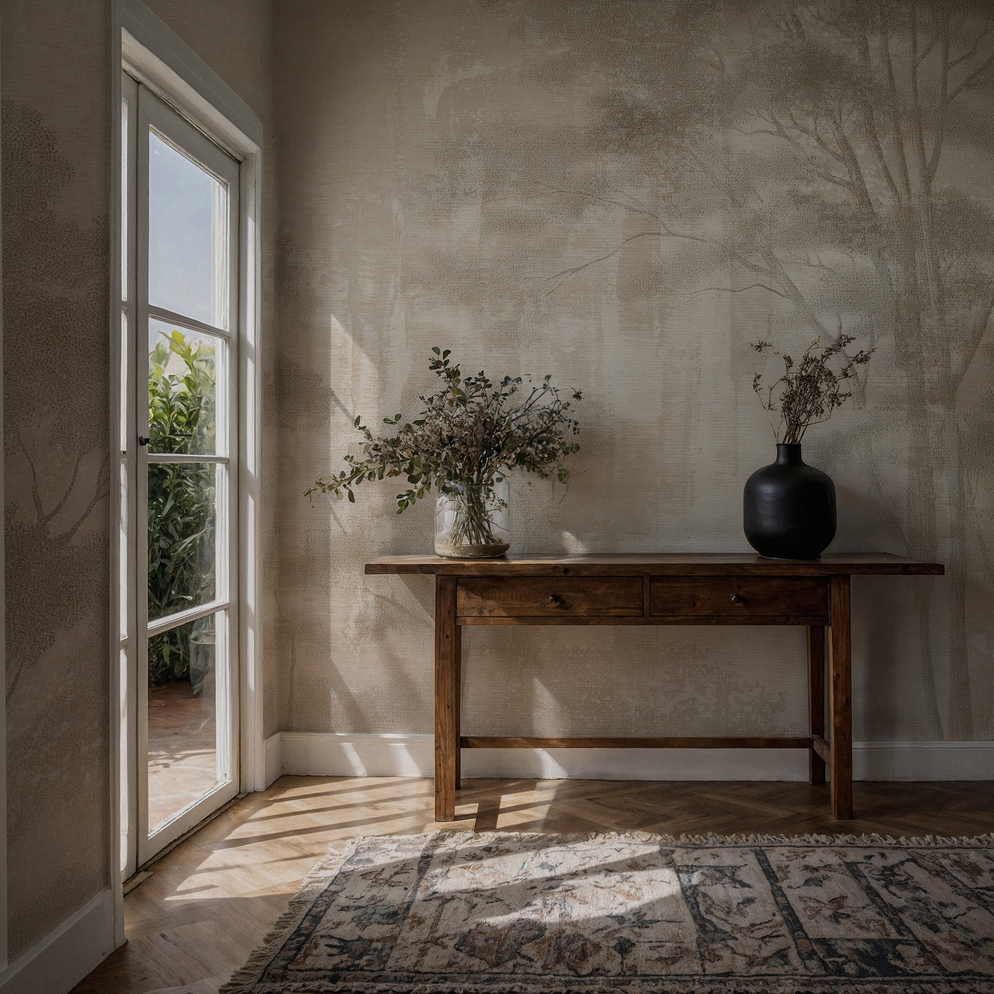 Soyut Bej Doğal Orman Duvar Kağıdı Soyut Bej Doğal Orman Duvar Kağıdı