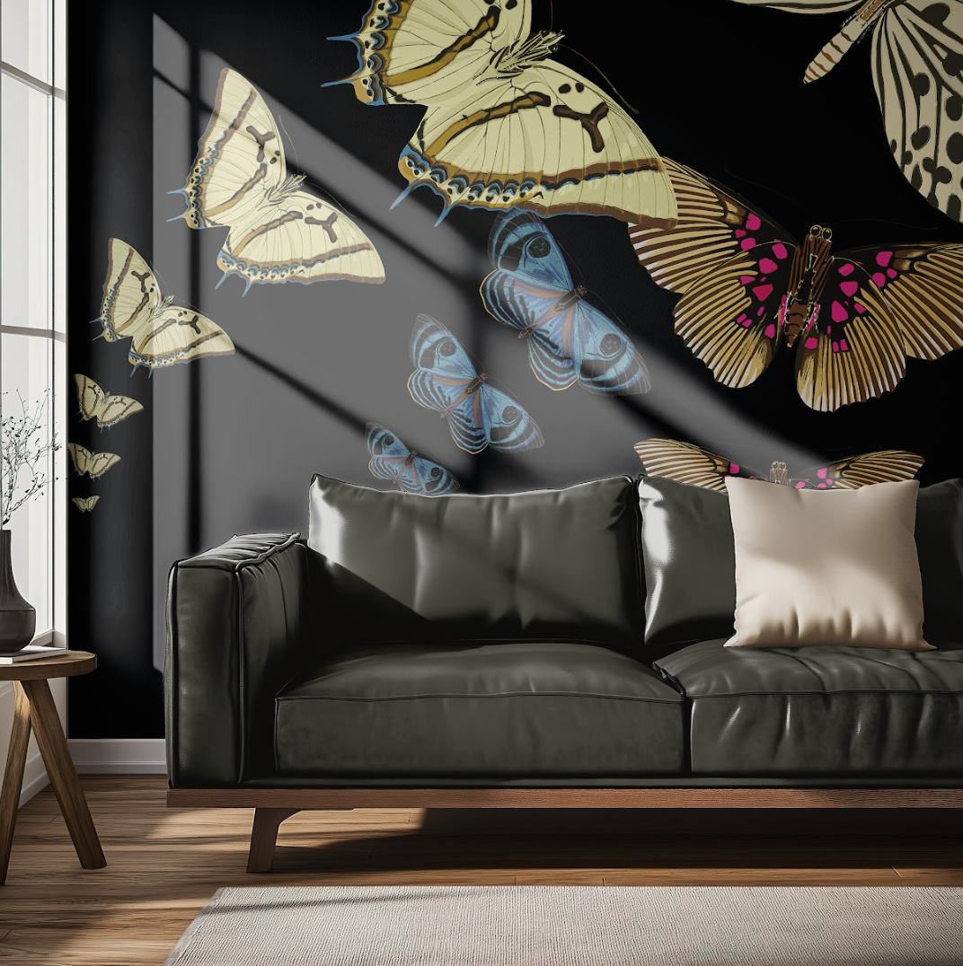 Kelebeğin Bahçesi Orkide Bahçesi Siyah Duvar Kağıdı Kelebeğin Bahçesi Orkide Bahçesi Siyah Duvar Kağıdı