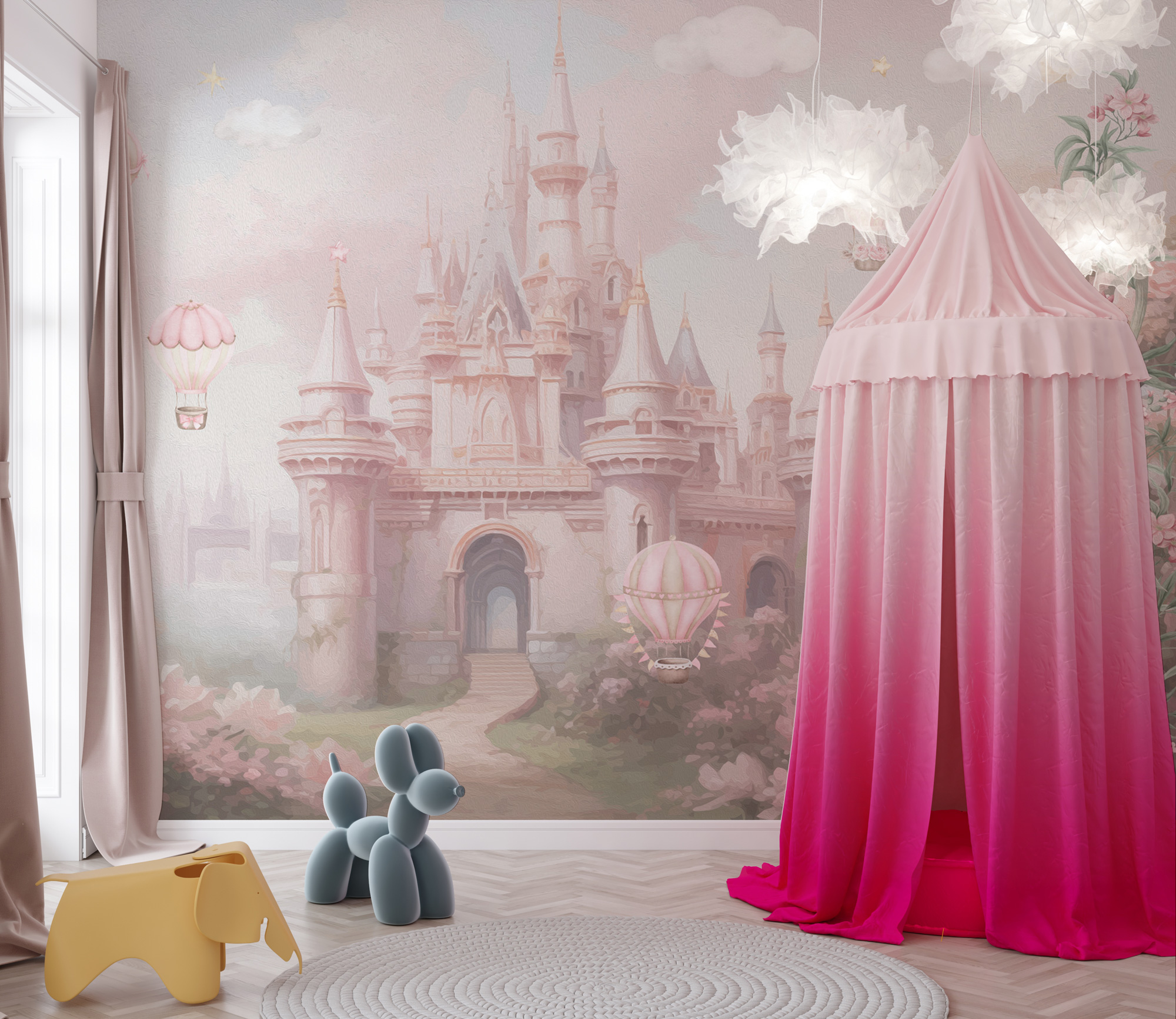 Pembe Hayal Şato Duvar Kağıdı Pembe Hayal Şato Duvar Kağıdı