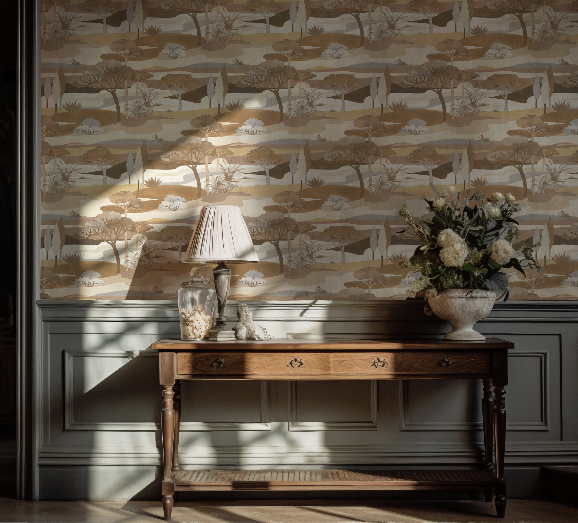 Toprak Tonları Vadi Duvar Kağıdı Toprak Tonları Vadi Duvar Kağıdı