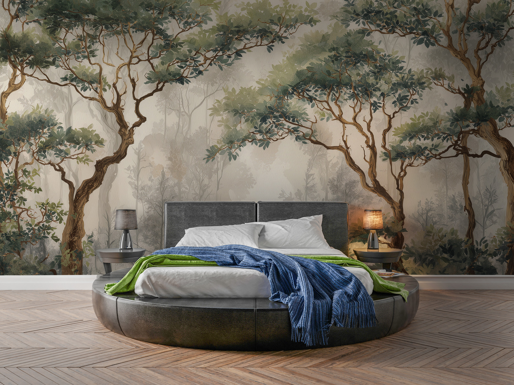 Soft Arka Plan Yeşil Ağaçlar Duvar Kağıdı Soft Arka Plan Yeşil Ağaçlar Duvar Kağıdı