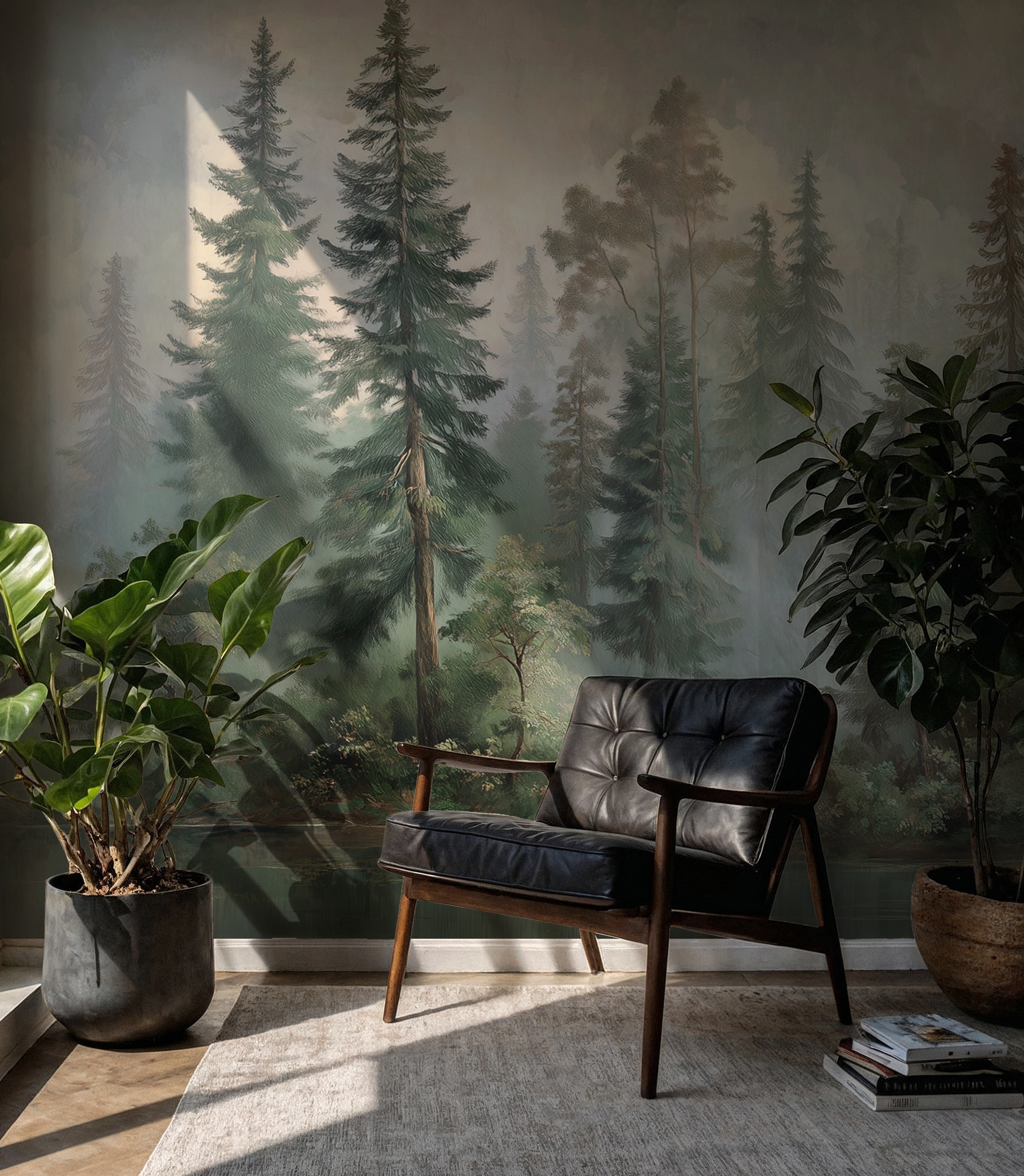 Göl Kenarı Orman Manzarası Duvar Kağıdı Göl Kenarı Orman Manzarası Duvar Kağıdı